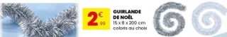 Guirlande de Noël 15 x 8 x 200 cm