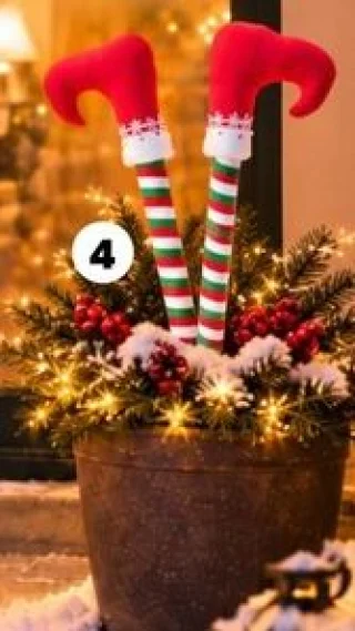 Lot de 2 pieds de lutin à planter 55 cm