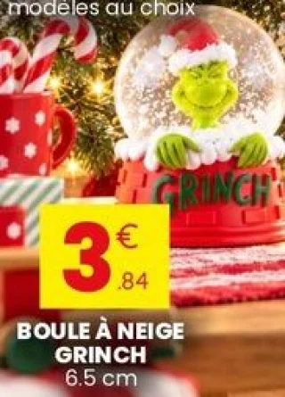 Boule à neige Grinch 6.5 cm