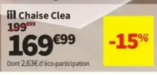 Chaise Clea