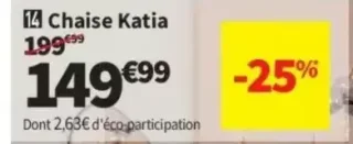 Chaise Katia