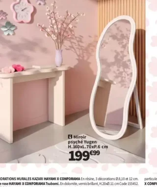 Miroir psyché Yugen Hayami x Conforama
