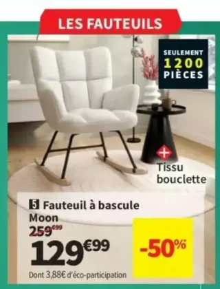 Fauteuil à bascule Moon