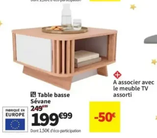 Table basse Sévane