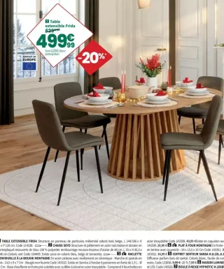 Table extensible Frida Lomoco