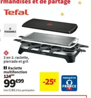 Raclette multifonction Tefal RE45A812
