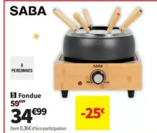 Fondue Saba FD-8BB