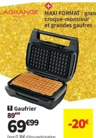 Gaufrier Lagrange 028462
