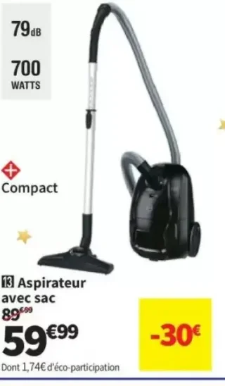 Aspirateur avec sac Hoover HE105HM 011