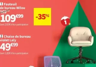 Fauteuil de bureau Wilou