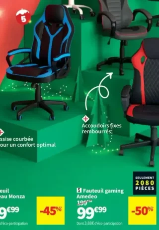 Fauteuil gaming Amedeo
