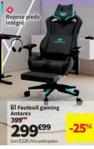 Fauteuil gaming Predator Antares