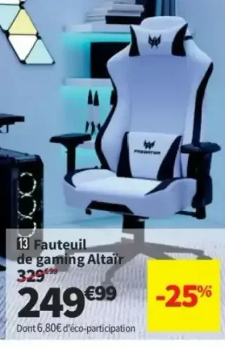 Fauteuil gaming Predator Altaïr