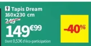 Tapis Dream 160x230 cm
