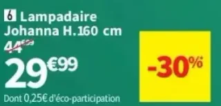 Lampadaire Johanna H.160 cm