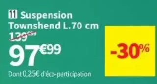 Suspension Townshend L.70 cm