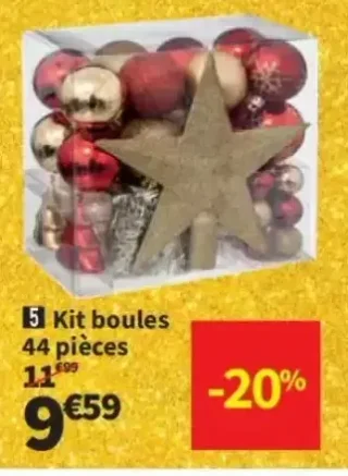 Kit boules 44 pièces