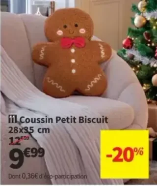 Coussin Petit Biscuit 28x35 cm