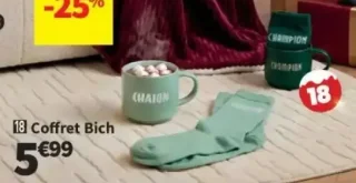 Coffret Bich Mug + 1 paire de chaussettes