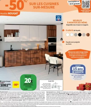 Cuisine sur-mesure Modèle Nougat