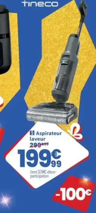 Aspirateur laveur Tineco