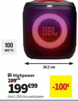 Enceinte Highpower JBL Partybox Encore Essential 2