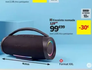 Enceinte nomade Muse M-970 BT