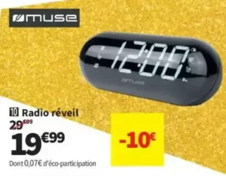 Radio réveil Muse M-19 GL