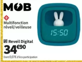 Réveil Digital Billy Mob DKBL 01