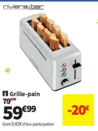 Grille-pain Riviera & Bar QGP480