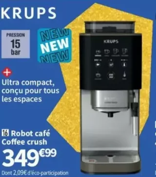 Robot café Krups Coffee Crush SA403BE0
