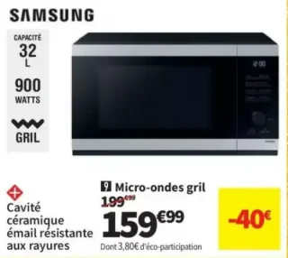 Micro-ondes gril Samsung MG32DE4524CT