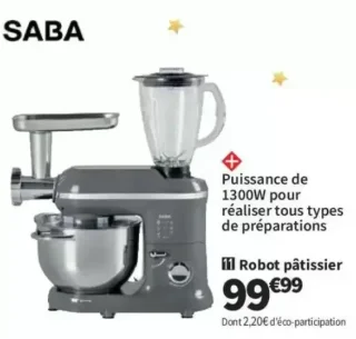 Robot pâtissier SABA