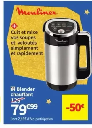 Blender chauffant Moulinex LM841810