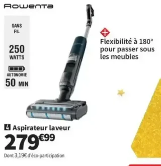 Aspirateur laveur Rowenta X-Clean7 GZ57EB