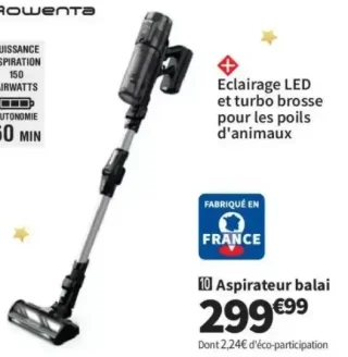 Aspirateur balai Rowenta