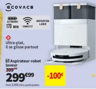 Aspirateur robot laveur Ecovacs T50 Omni Gen3