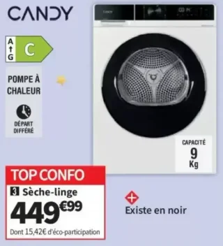 Sèche-linge Candy GD 9N3BC-S