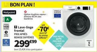Lave-linge frontal Hotpoint CNB9489WKFR