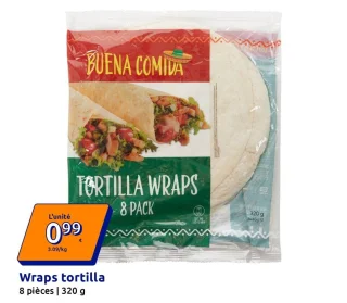Wraps tortilla
