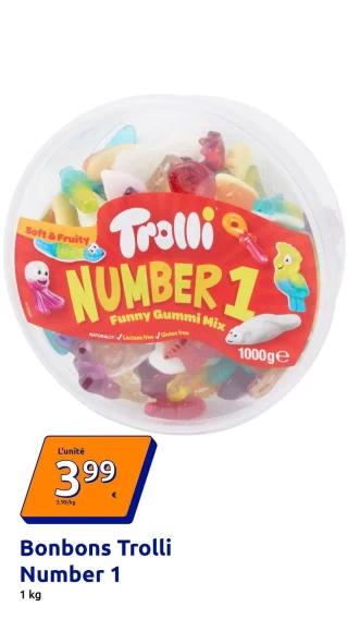Bonbons Trolli Number 1