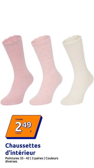 Chaussettes d'intérieur