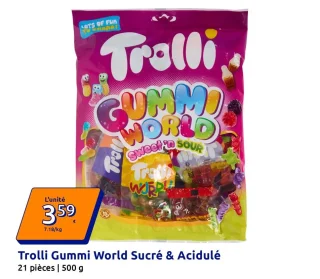 Trolli Gummi World Sucré & Acidulé
