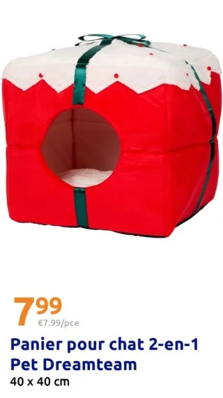 Panier pour chat 2-en-1 Pet Dreamteam