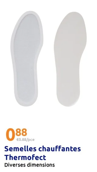 Semelles chauffantes Thermofect