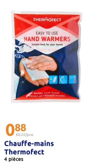 Chauffe-mains Thermofect