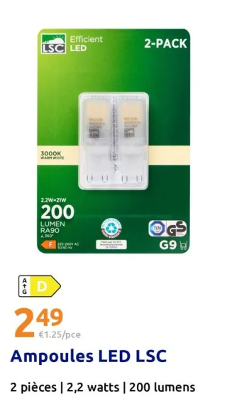 Ampoules LED LSC