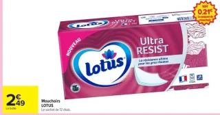 Mouchoirs Ultra Resist LOTUS