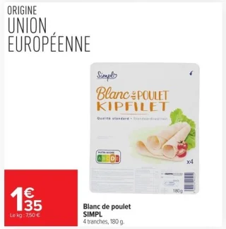 Blanc de poulet SIMPL