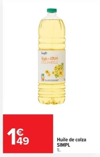 Huile de colza SIMPL